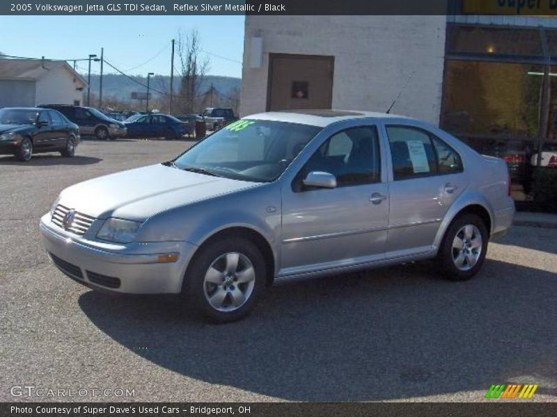 Reflex Silver Metallic / Black 2005 Volkswagen Jetta GLS TDI Sedan