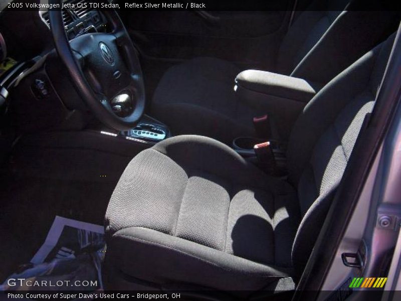 Reflex Silver Metallic / Black 2005 Volkswagen Jetta GLS TDI Sedan
