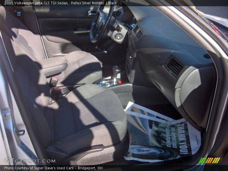 Reflex Silver Metallic / Black 2005 Volkswagen Jetta GLS TDI Sedan