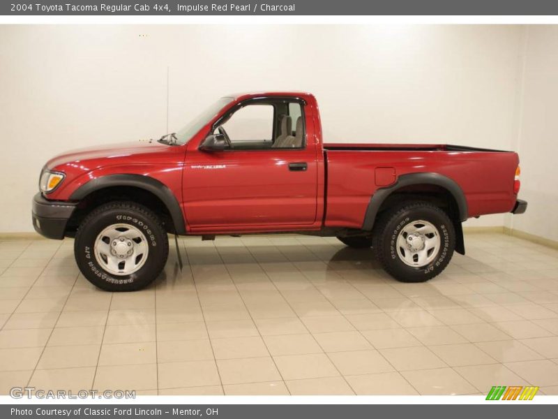 Impulse Red Pearl / Charcoal 2004 Toyota Tacoma Regular Cab 4x4