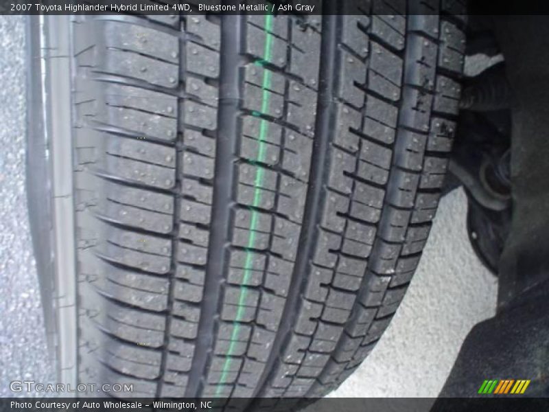 Bluestone Metallic / Ash Gray 2007 Toyota Highlander Hybrid Limited 4WD