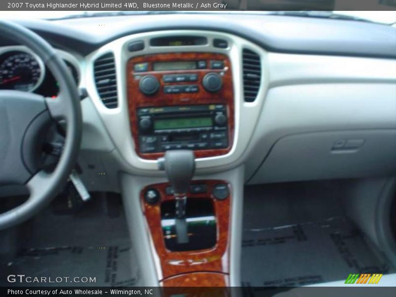 Bluestone Metallic / Ash Gray 2007 Toyota Highlander Hybrid Limited 4WD