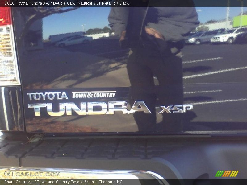 Nautical Blue Metallic / Black 2010 Toyota Tundra X-SP Double Cab