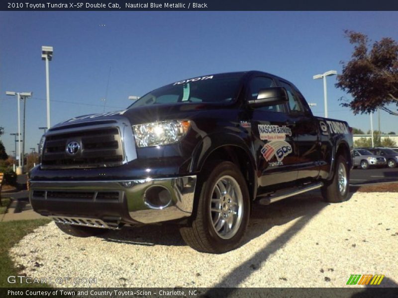Nautical Blue Metallic / Black 2010 Toyota Tundra X-SP Double Cab