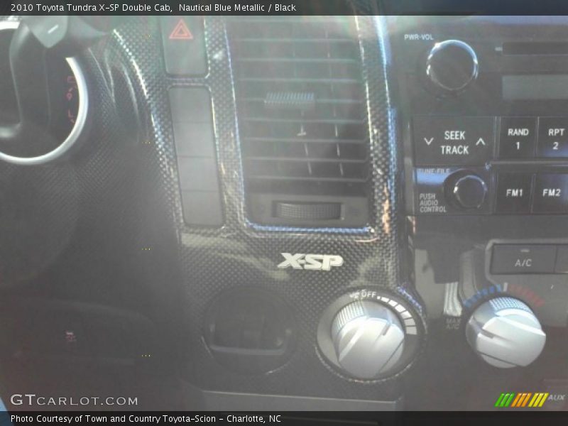 Nautical Blue Metallic / Black 2010 Toyota Tundra X-SP Double Cab