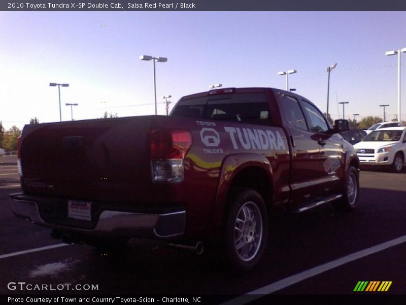 Salsa Red Pearl / Black 2010 Toyota Tundra X-SP Double Cab
