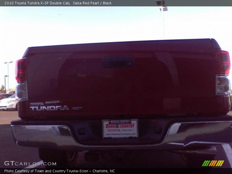 Salsa Red Pearl / Black 2010 Toyota Tundra X-SP Double Cab