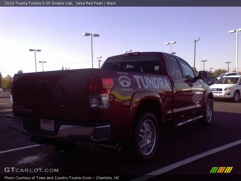 Salsa Red Pearl / Black 2010 Toyota Tundra X-SP Double Cab