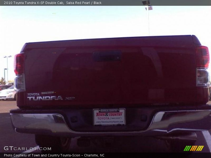 Salsa Red Pearl / Black 2010 Toyota Tundra X-SP Double Cab