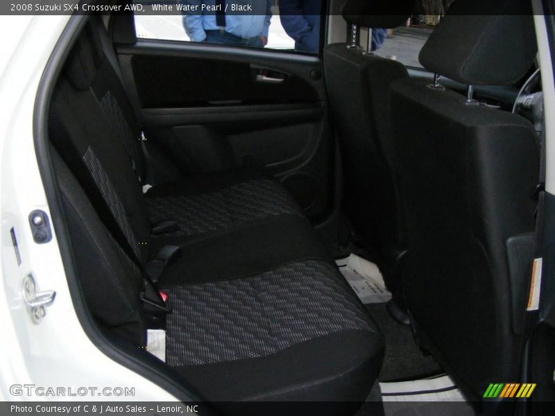 White Water Pearl / Black 2008 Suzuki SX4 Crossover AWD