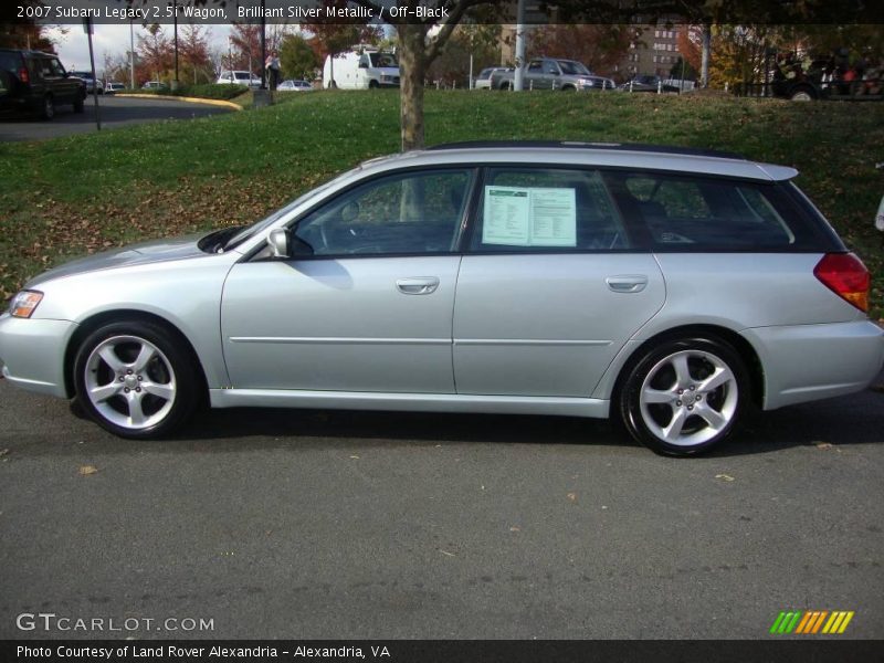 Brilliant Silver Metallic / Off-Black 2007 Subaru Legacy 2.5i Wagon