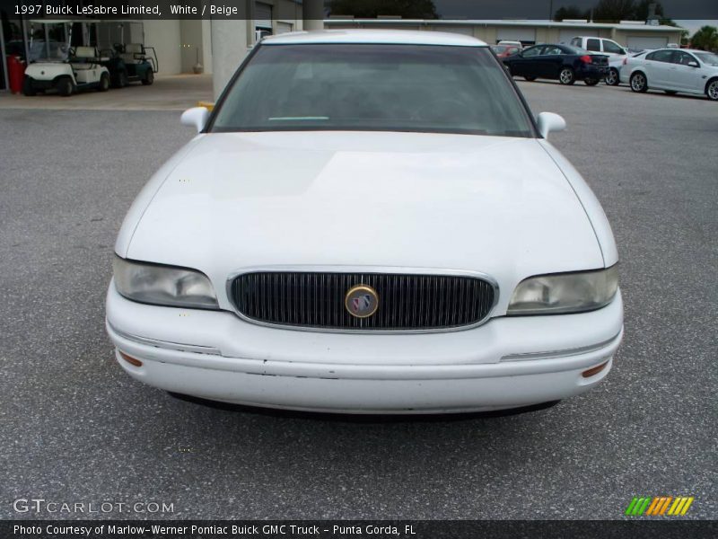 White / Beige 1997 Buick LeSabre Limited