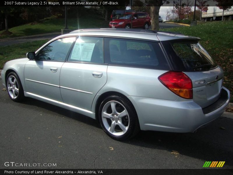 Brilliant Silver Metallic / Off-Black 2007 Subaru Legacy 2.5i Wagon