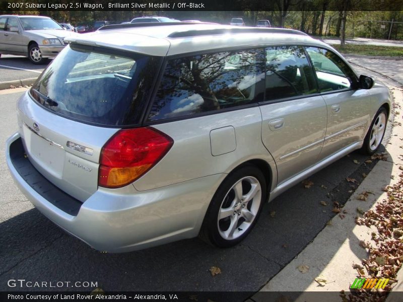 Brilliant Silver Metallic / Off-Black 2007 Subaru Legacy 2.5i Wagon