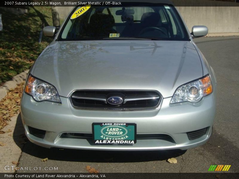 Brilliant Silver Metallic / Off-Black 2007 Subaru Legacy 2.5i Wagon