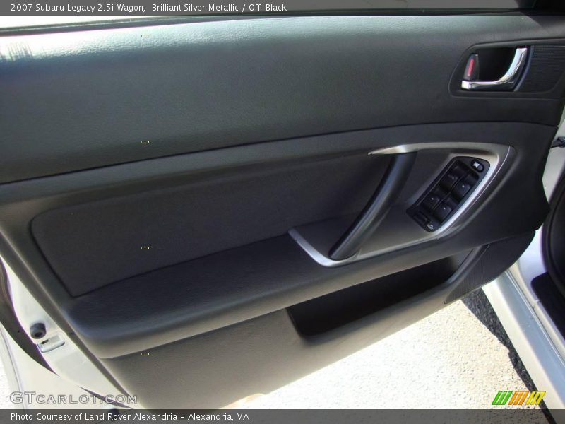 Brilliant Silver Metallic / Off-Black 2007 Subaru Legacy 2.5i Wagon