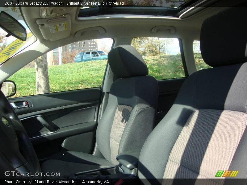 Brilliant Silver Metallic / Off-Black 2007 Subaru Legacy 2.5i Wagon