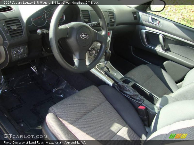 Brilliant Silver Metallic / Off-Black 2007 Subaru Legacy 2.5i Wagon