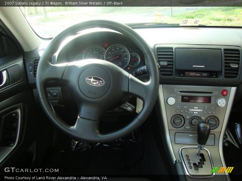 Brilliant Silver Metallic / Off-Black 2007 Subaru Legacy 2.5i Wagon