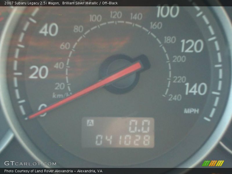Brilliant Silver Metallic / Off-Black 2007 Subaru Legacy 2.5i Wagon
