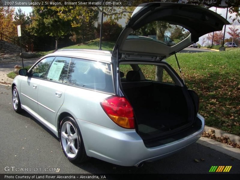 Brilliant Silver Metallic / Off-Black 2007 Subaru Legacy 2.5i Wagon