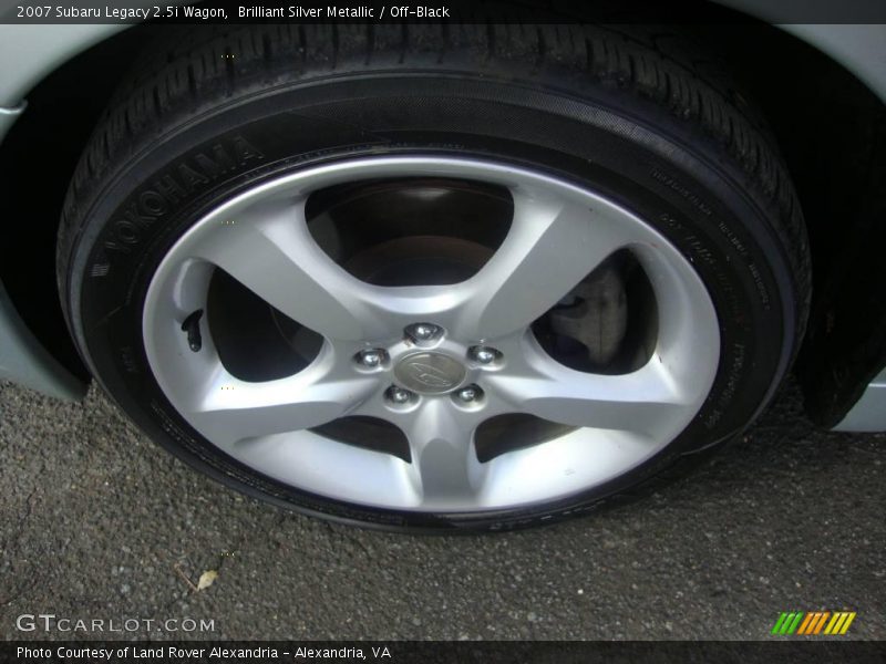 Brilliant Silver Metallic / Off-Black 2007 Subaru Legacy 2.5i Wagon