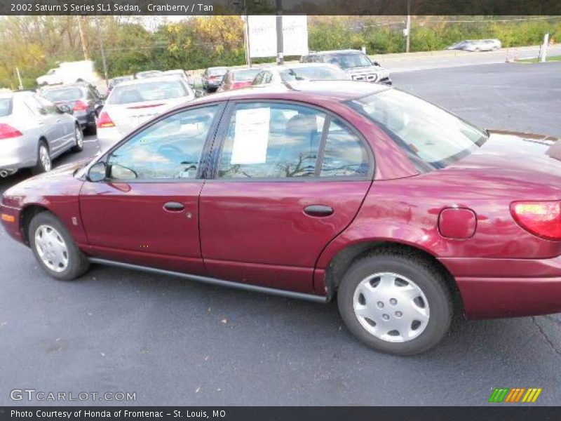 Cranberry / Tan 2002 Saturn S Series SL1 Sedan