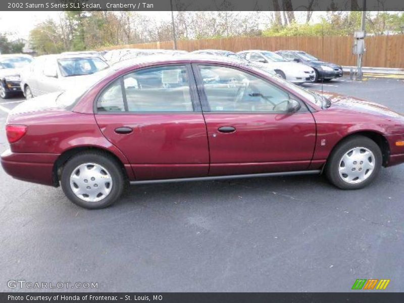 Cranberry / Tan 2002 Saturn S Series SL1 Sedan