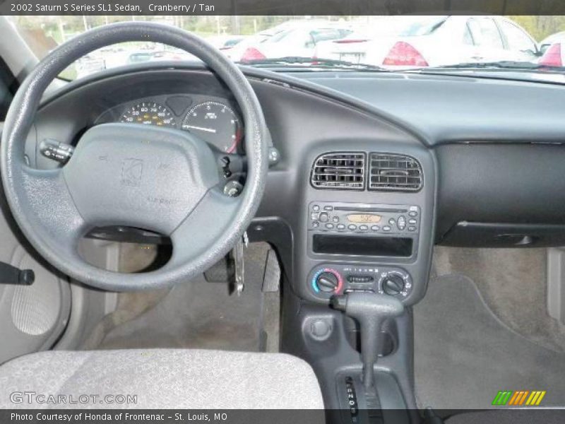 Cranberry / Tan 2002 Saturn S Series SL1 Sedan