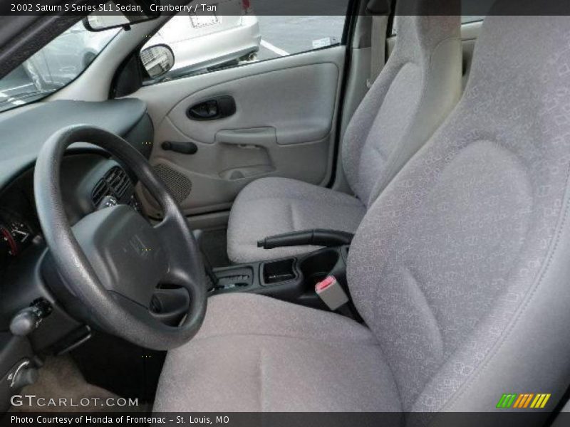 Cranberry / Tan 2002 Saturn S Series SL1 Sedan