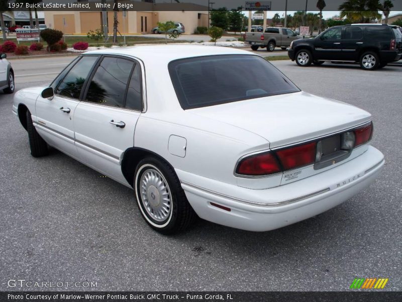 White / Beige 1997 Buick LeSabre Limited