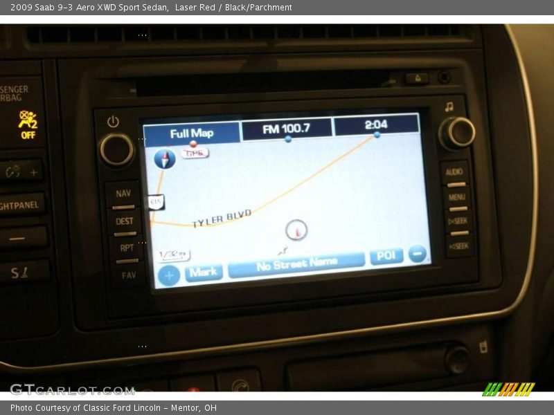 Laser Red / Black/Parchment 2009 Saab 9-3 Aero XWD Sport Sedan