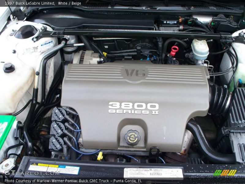 White / Beige 1997 Buick LeSabre Limited