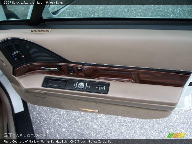 White / Beige 1997 Buick LeSabre Limited