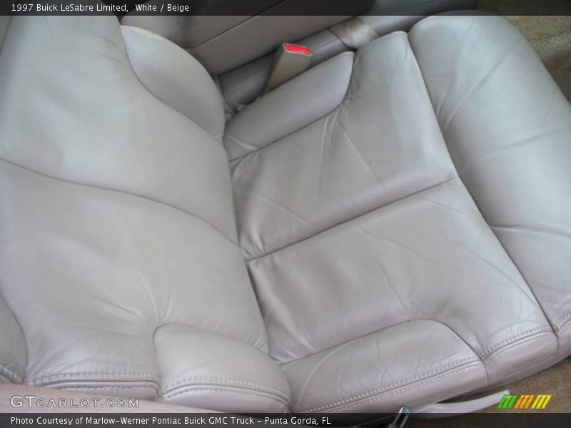 White / Beige 1997 Buick LeSabre Limited