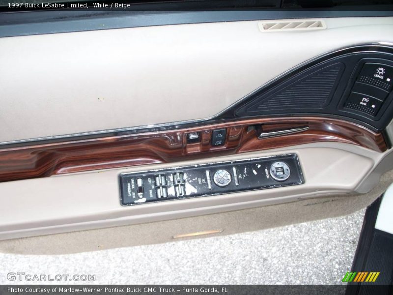 White / Beige 1997 Buick LeSabre Limited