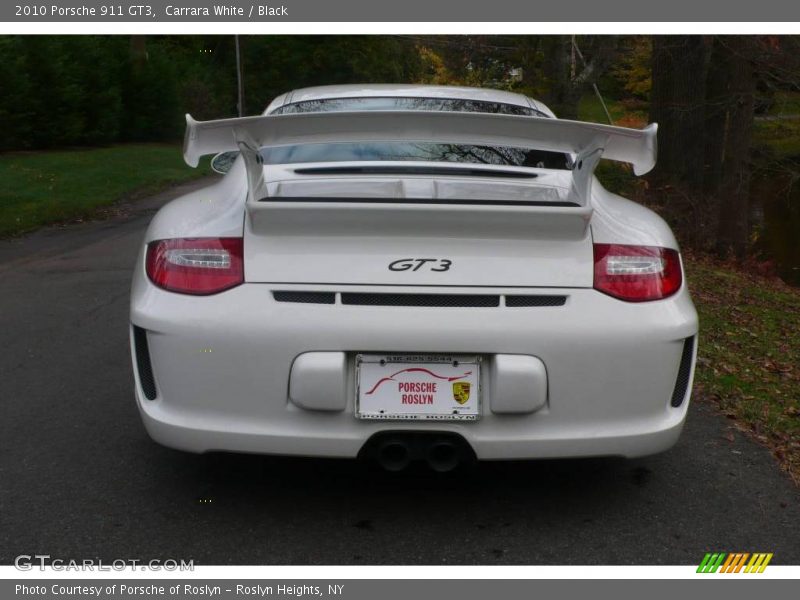 Carrara White / Black 2010 Porsche 911 GT3