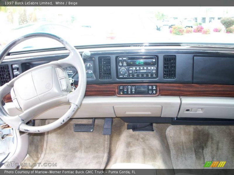 White / Beige 1997 Buick LeSabre Limited