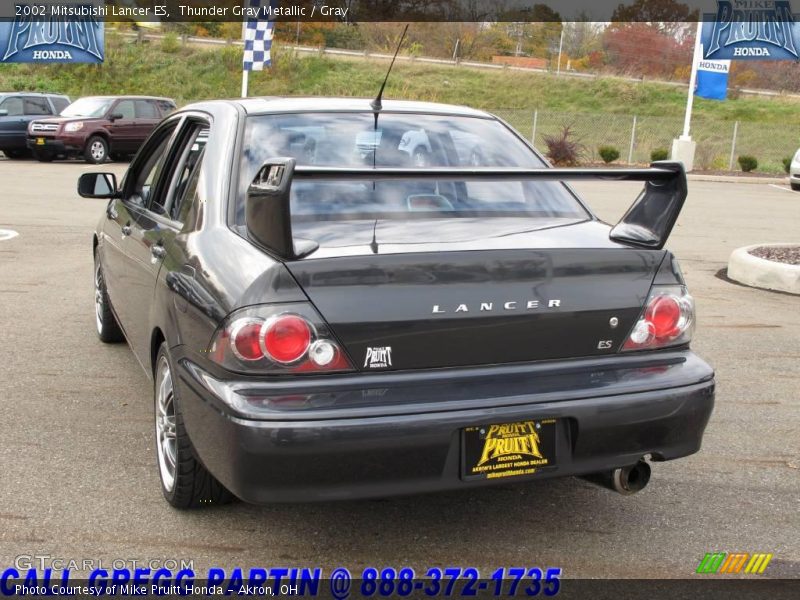 Thunder Gray Metallic / Gray 2002 Mitsubishi Lancer ES