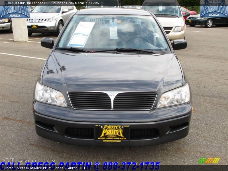 Thunder Gray Metallic / Gray 2002 Mitsubishi Lancer ES
