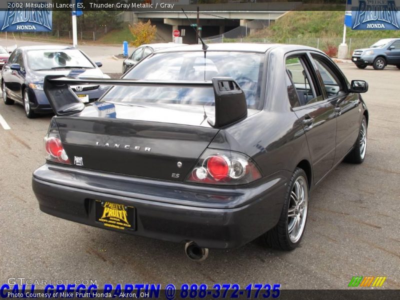 Thunder Gray Metallic / Gray 2002 Mitsubishi Lancer ES