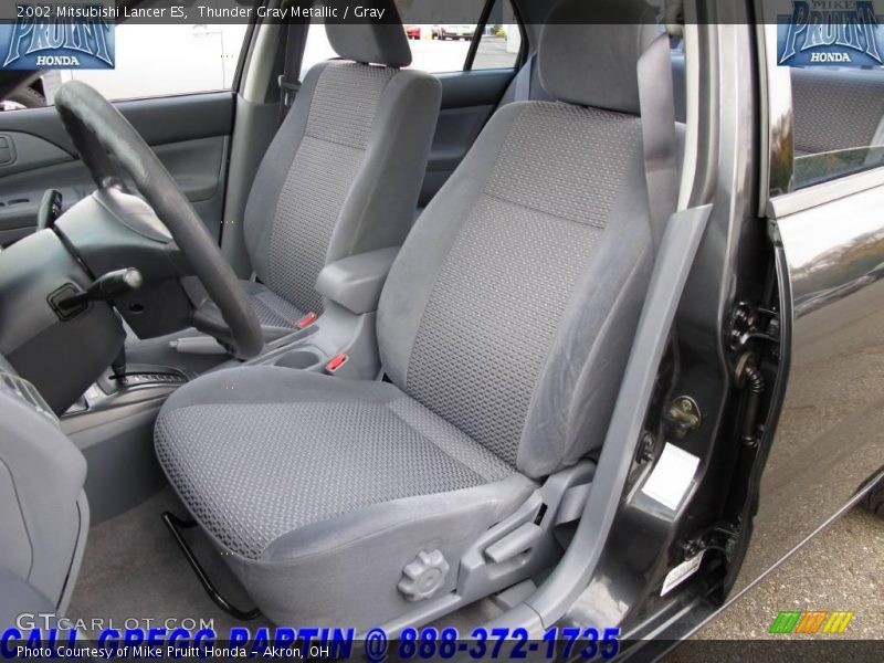 Thunder Gray Metallic / Gray 2002 Mitsubishi Lancer ES