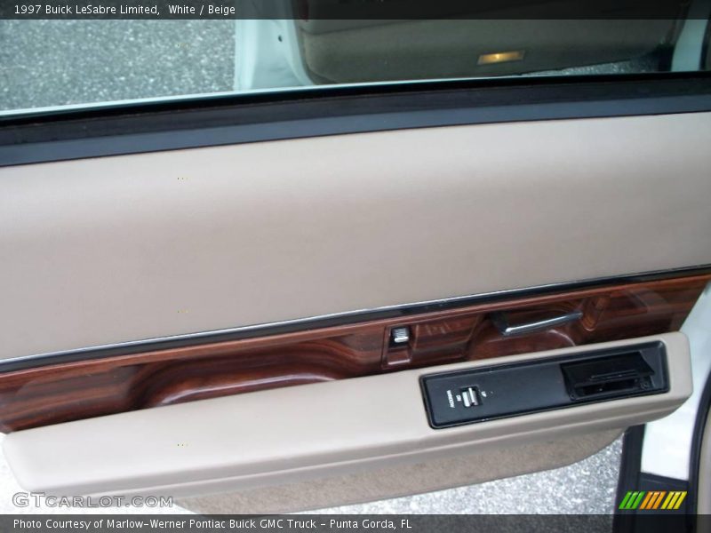 White / Beige 1997 Buick LeSabre Limited