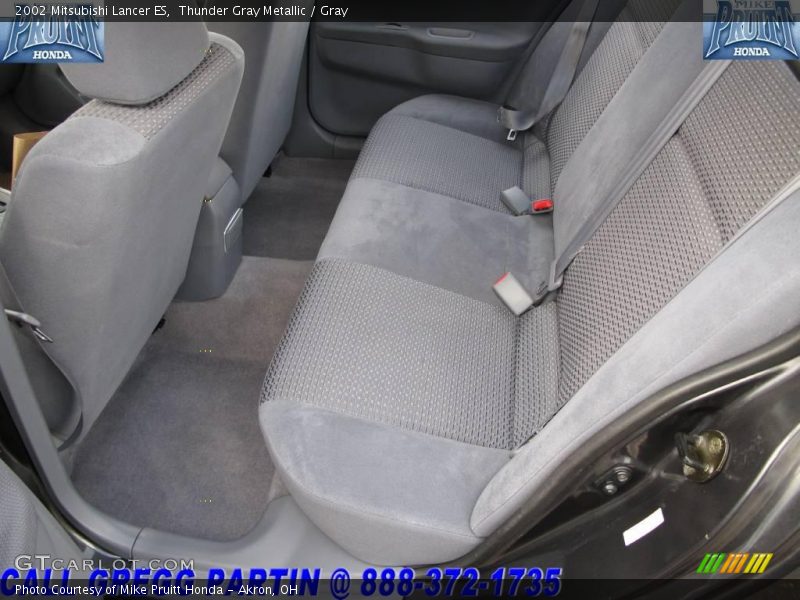 Thunder Gray Metallic / Gray 2002 Mitsubishi Lancer ES