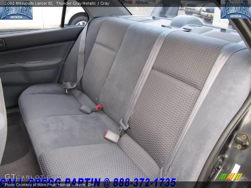 Thunder Gray Metallic / Gray 2002 Mitsubishi Lancer ES