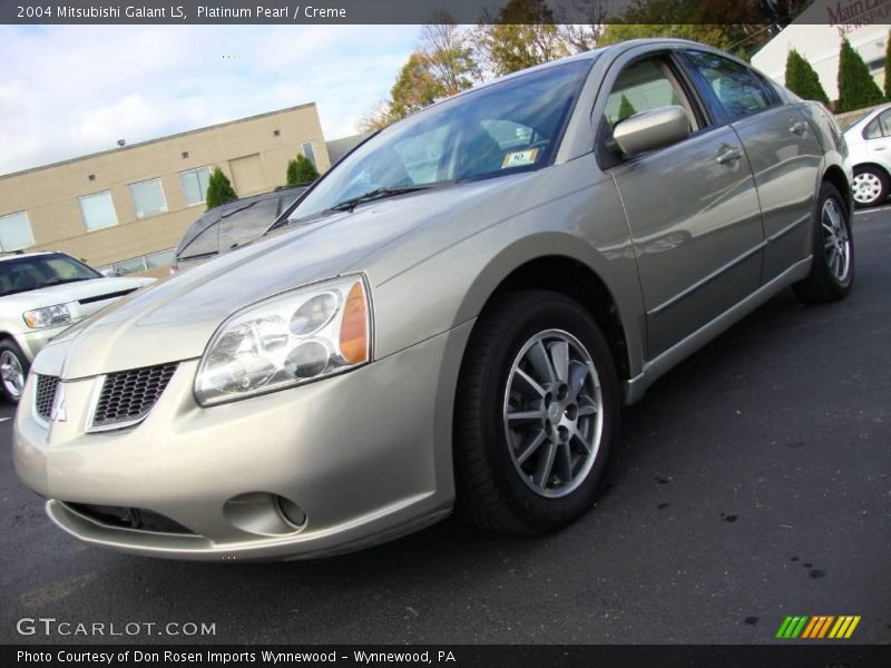 Platinum Pearl / Creme 2004 Mitsubishi Galant LS