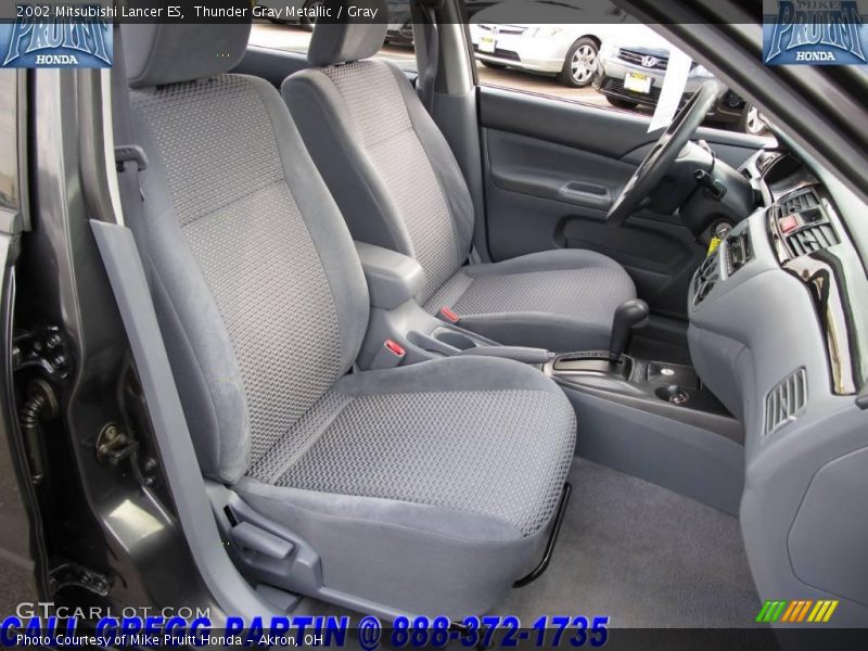 Thunder Gray Metallic / Gray 2002 Mitsubishi Lancer ES