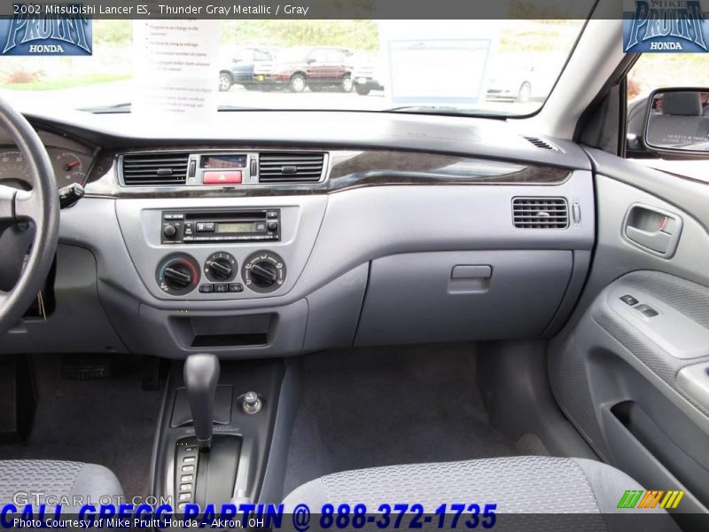 Thunder Gray Metallic / Gray 2002 Mitsubishi Lancer ES