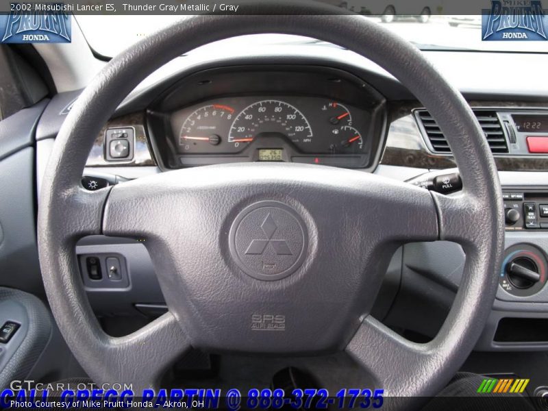 Thunder Gray Metallic / Gray 2002 Mitsubishi Lancer ES