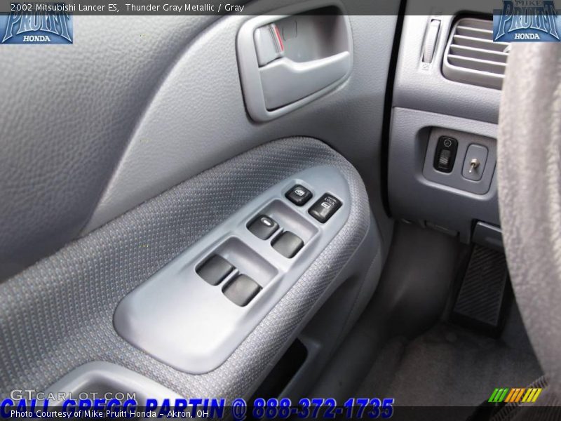 Thunder Gray Metallic / Gray 2002 Mitsubishi Lancer ES